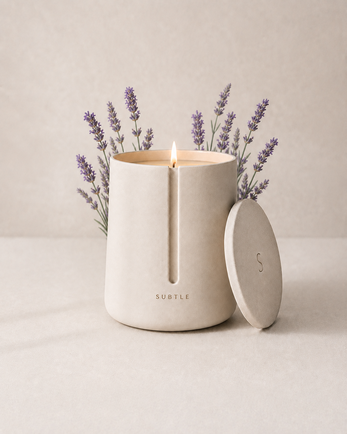 Subtle Lavender Candle